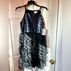 New Girls Sequin and Tulle Dress